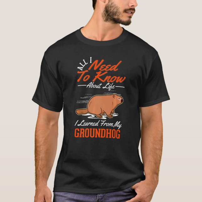 T-shirt Marmot Woodchuck (Devant)