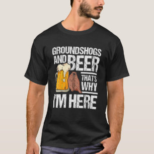 T-shirt Marmotte de fond et de la bière Marmotte de fond W