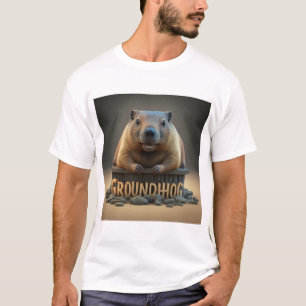 T-shirt Marmotte du Kentucky meurt le jour de la marmotte