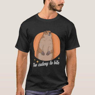 T-shirt Marmotte Trop Cutesy Bois-Shock Marmotte