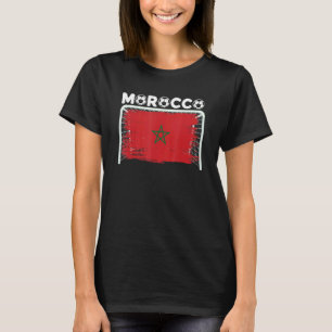 T-shirt Maroc Drapeau Équipe Marocaine De Football