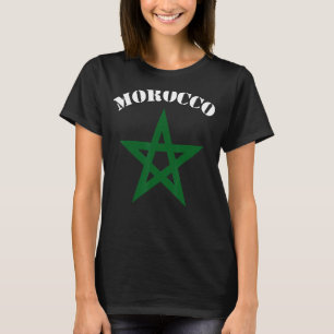 T-shirt Maroc Drapeau femmes enfants Maroc Drapeau