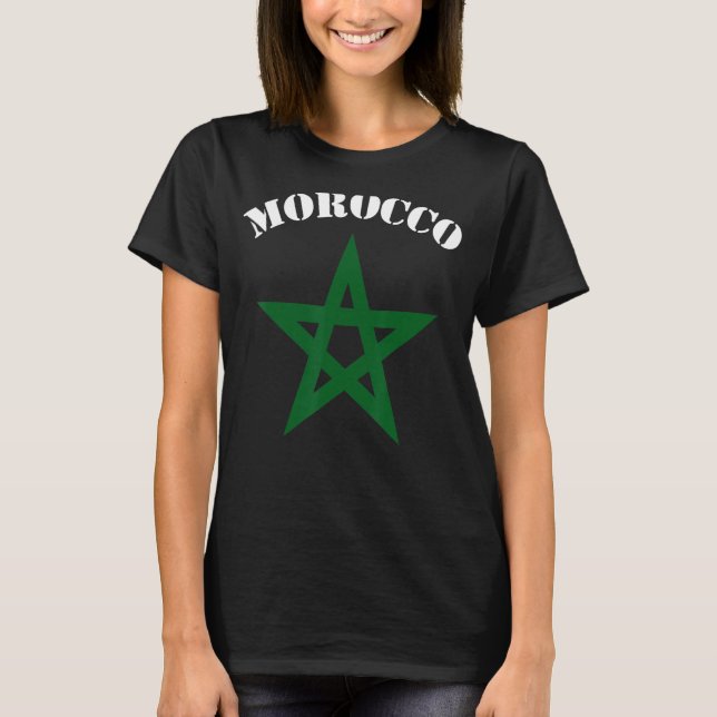 T-shirt Maroc Drapeau femmes enfants Maroc Drapeau (Devant)
