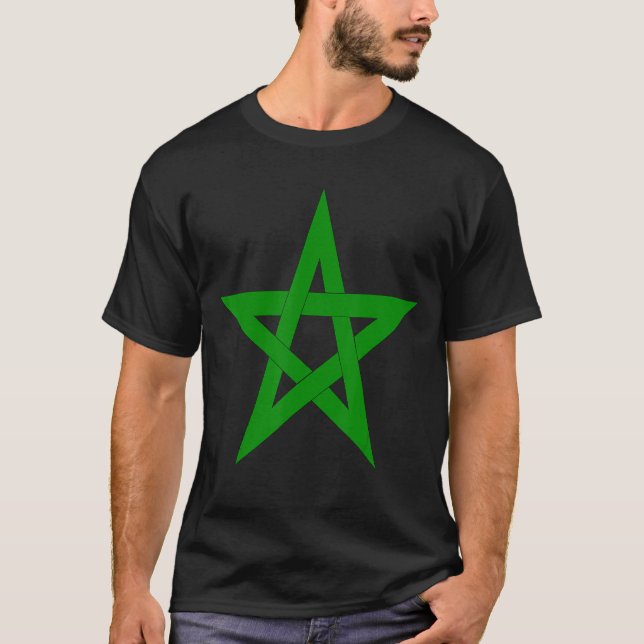 T-shirt Maroc Drapeau Football 2022 Marocain Sport (Devant)