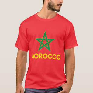 T-shirt Maroc - Drapeau Marocain