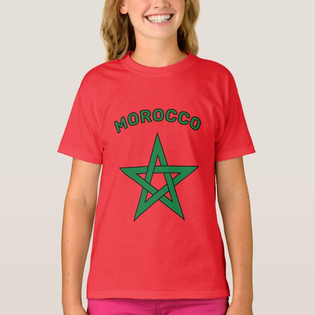 T-shirt Maroc - Drapeau Marocain Hommes (Devant)