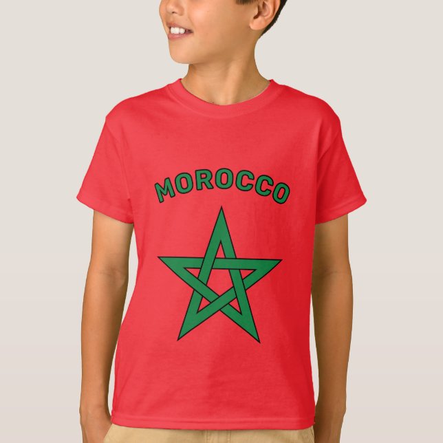 T-shirt Maroc - Drapeau Marocain Hommes (Devant)