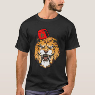 T-shirt Maroc Drapeau Marocain Soccer Supporter Pour