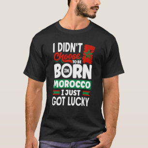 T-shirt Maroc Marocain Drapeau du Maroc Je viens juste d'a