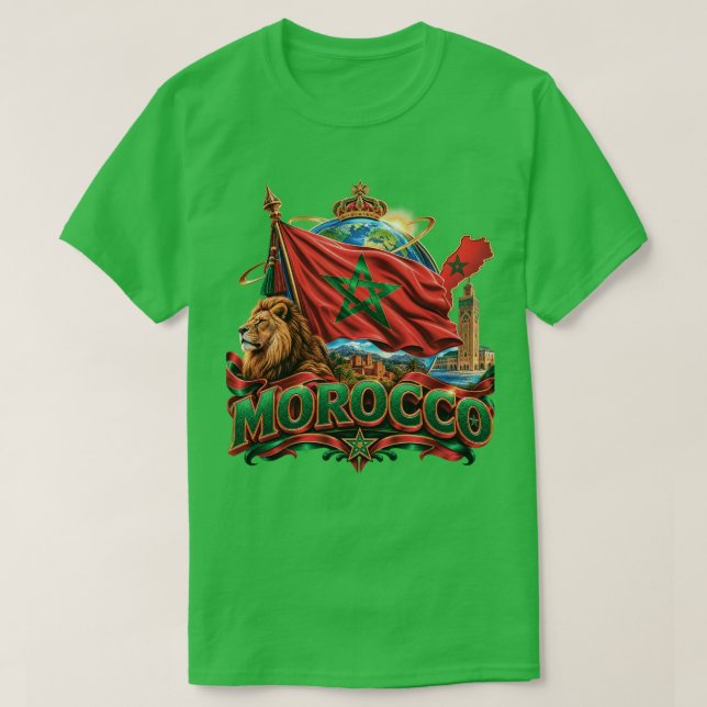 T-shirt Maroc Mondial (Design devant)