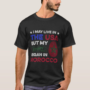 T-shirt Maroc Racines marocaines Patrimoine marocain Fière