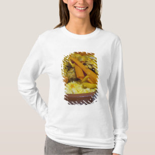 T-shirt Maroc, Tétouan. Menu traditionnel marocain de