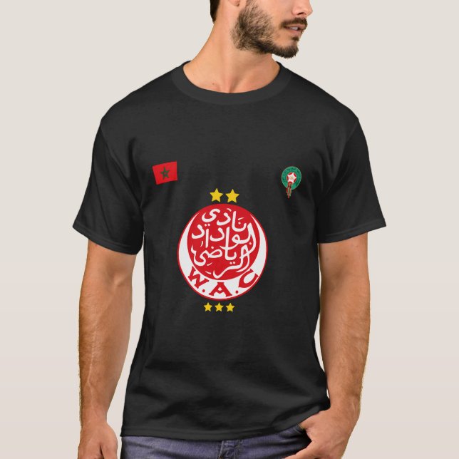 T-shirt Maroc Wydad Casablanca Wac Soccer Widad (Devant)