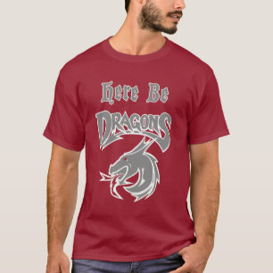 T-shirt Maroon Be Dragons Dickson Middle School Logo