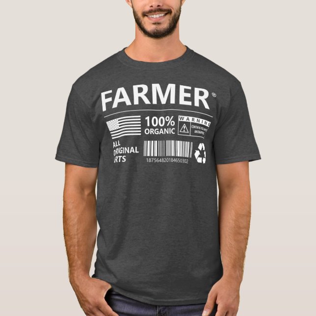 T-shirt Marquage agricole Agriculture Amusante prime agric (Devant)