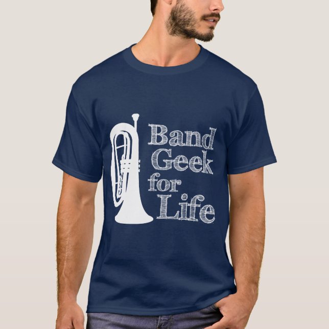 T-shirt Marquage Geek de bande Baritone (Devant)