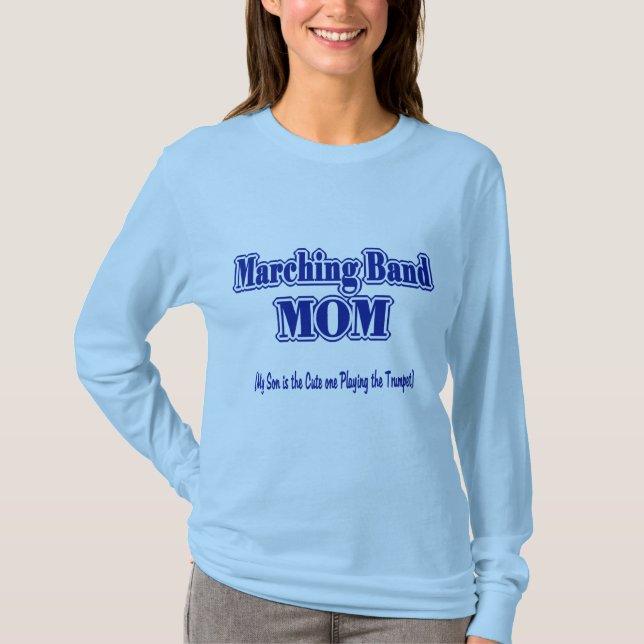 T-shirt Marquage maman / trompette (Devant)