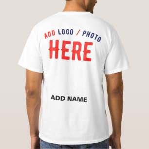 T-SHIRT MARQUE BLANCHE MODERNE ET PERSONNALISABLE VÉRIFIÉE