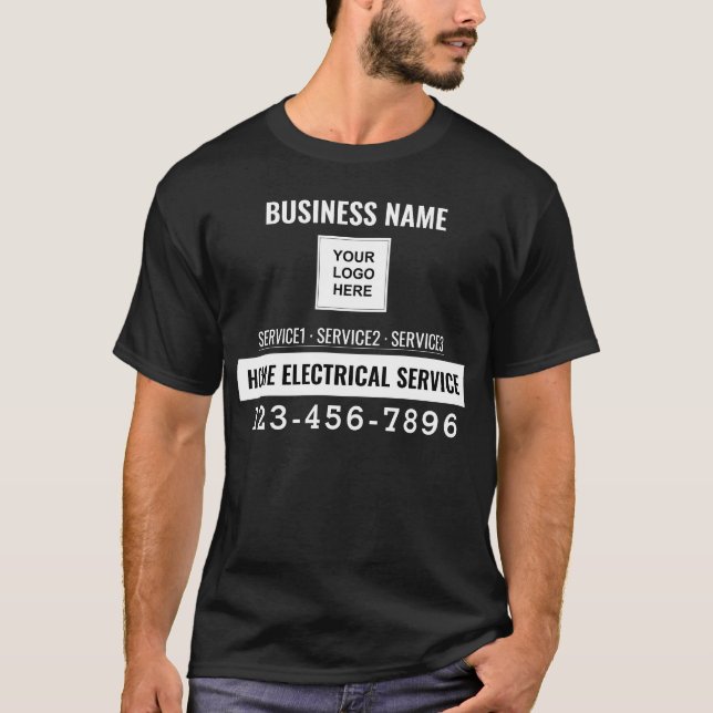 T-shirt Marque Code QR professionnel (Devant)