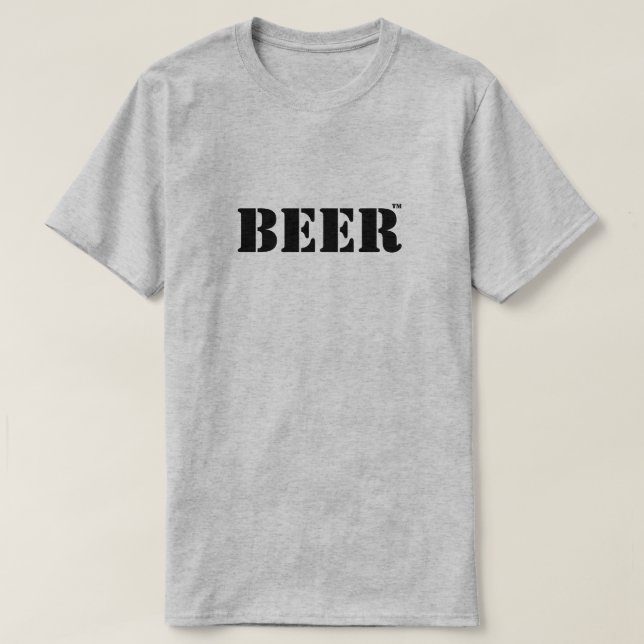 T-Shirt Marque de Bière (Design devant)