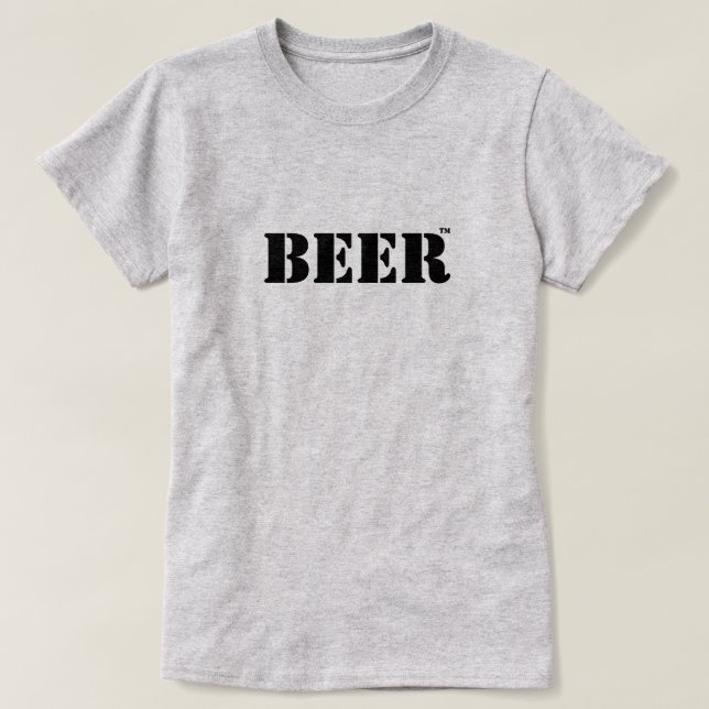 T-Shirt Marque de Bière (Design devant)