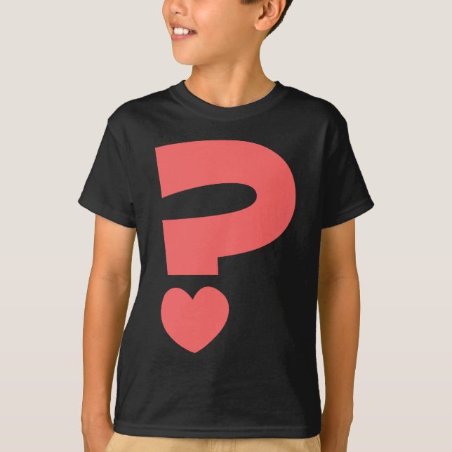 T-shirt Marque de question (Devant)