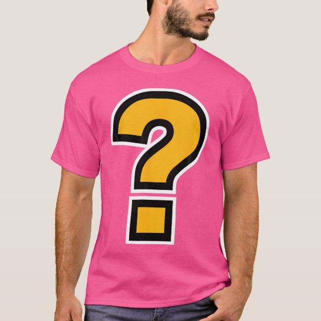 T-shirt Marque de question (Devant)