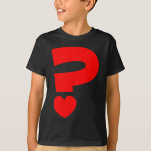 T-shirt Marque de question