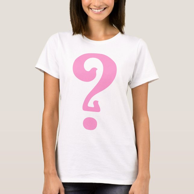 T-shirt Marque de question Art Nouveau (Devant)