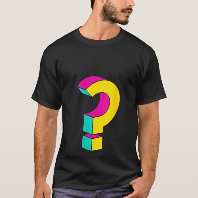 T-shirt Marque de questions pour femmes Cool questionner G (Devant)