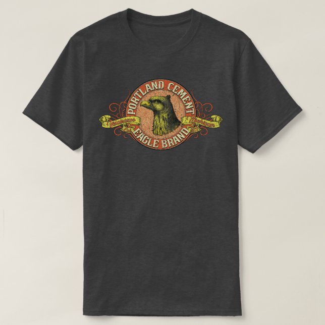 T-shirt Marque Eagle Portland Cement 1871 (Design devant)