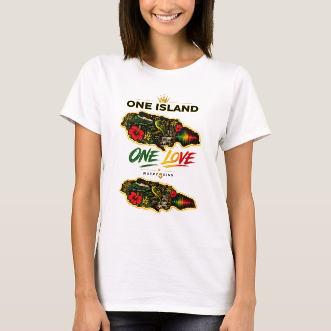 T-shirt Marque Jamaïque  (Devant)