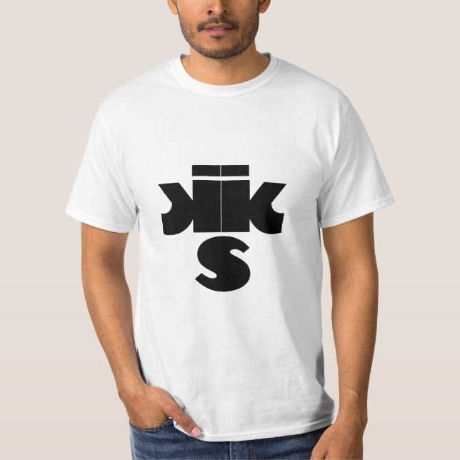 T-shirt marque kik's (Devant)