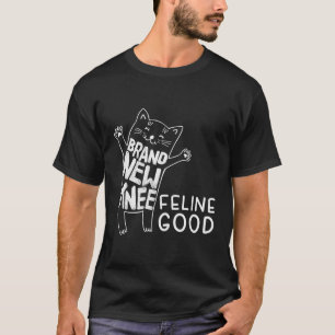 T-shirt Marque Nouveau genou Feline Bon joint de remplacem