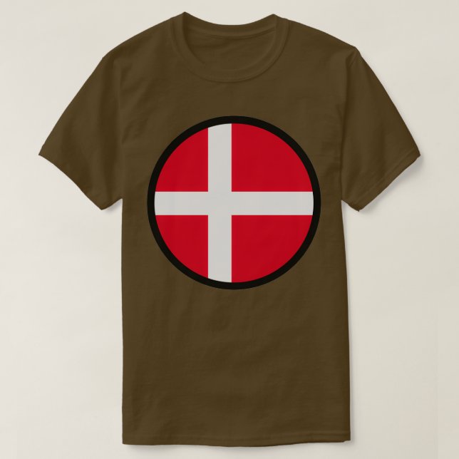T-shirt Marqué par le Danemark (Design devant)