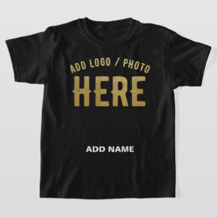 T-SHIRT MARQUE VERIFIEE NOIRE PERSONNALISABLE MODERNE ET C