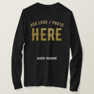 T-SHIRT MARQUE VERIFIEE NOIRE PERSONNALISABLE MODERNE ET C