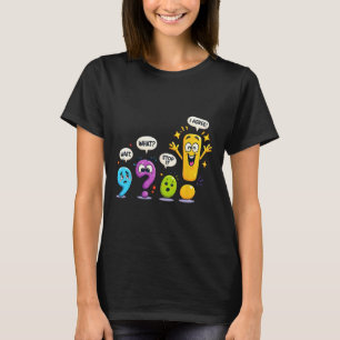 T-shirt Marques de ponctuation de grammaire Prof d'anglais