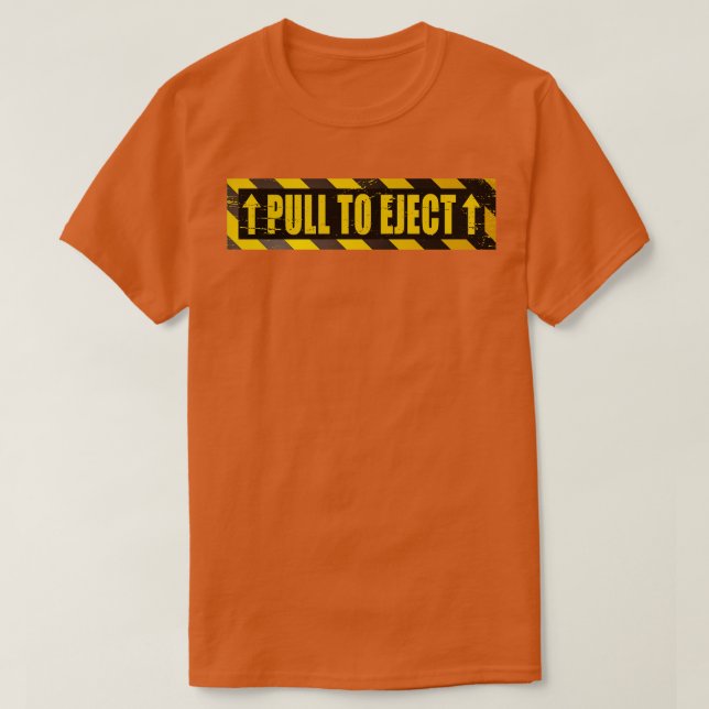 T-shirt Marques Parfaites Tirez Pour Éjecter L'Aéronef D D (Design devant)