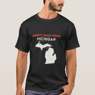 T-shirt Marquette charter township Michigan USA State Amer