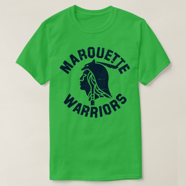T-shirt Marquette Warriors Navy Phone Case (Design devant)
