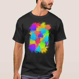 T-shirt Marqueur coloré de Paintball Marqué Paintballer 2