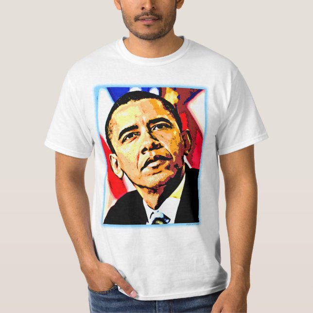 T-shirt Marqueur d'Obama (Devant)
