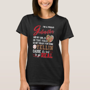 T-shirt Marraine de baseball fière Famille de baseball app