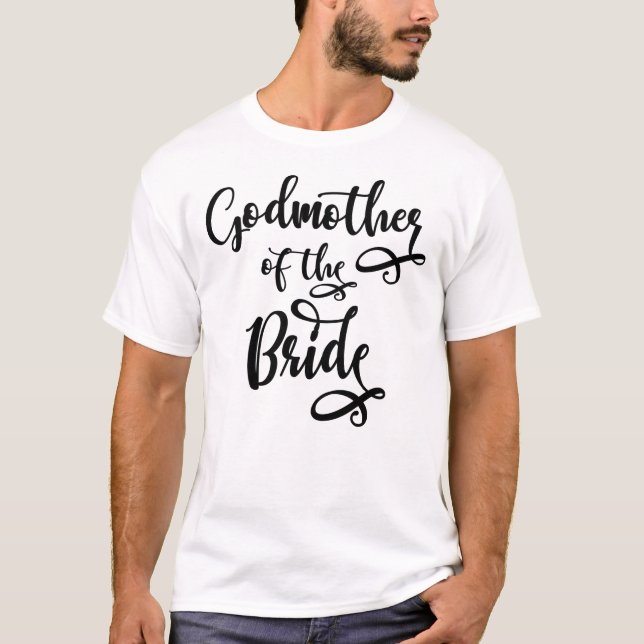 T-shirt Marraine de la mariée (Devant)