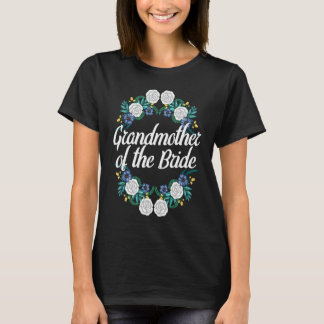 T-shirt Marraine de la mariée Couronne florale Baby Shower