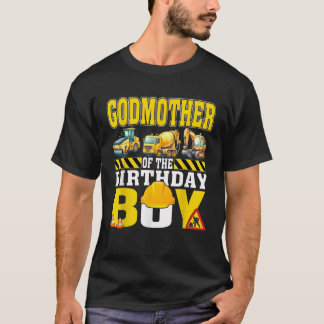 T-shirt Marraine de l'ouvrier du bâtiment qui fête son ann