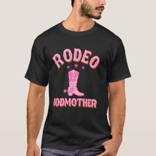 T-shirt Marraine de Rodéo 1er Premier Anniversaire Cowgirl