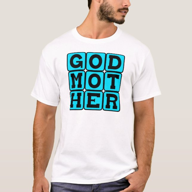 T-shirt Marraine, protectrice de l'enfant (Devant)