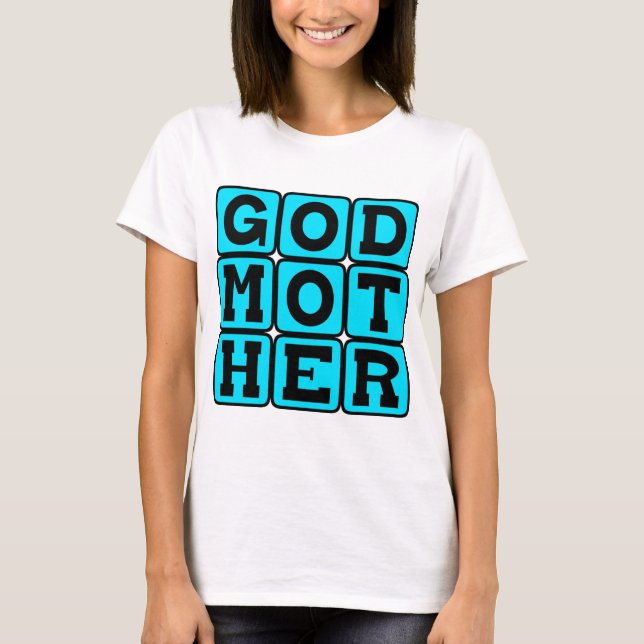 T-shirt Marraine, protectrice de l'enfant (Devant)